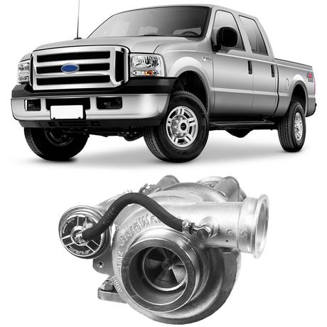 Turbina Motor F250 F350 F4000 Cummins 4BTAA 1998 a 2005 BorgWarner 53169887146