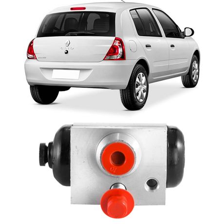 Cilindro Burrinho Freio Roda Clio Logan Sandero 2005 a 2016 Traseiro Bosch 0986AB8653