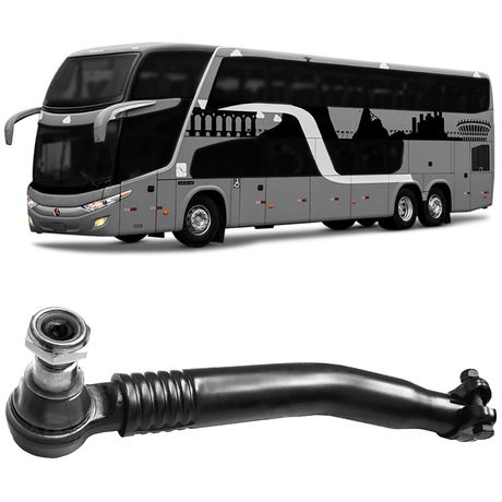 Barra Direção Mercedes Benz O500 2016 a 2022 Traseiro Motorista Nakata N 5270 - Barra Direção Mercedes O500 2016 a 2022 Traseiro Motorista Nakata N 5270