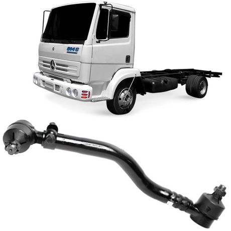 Barra Direção Lateral Mercedes Benz L1114 LO712 87 a 2010 Dianteiro Nakata N5032