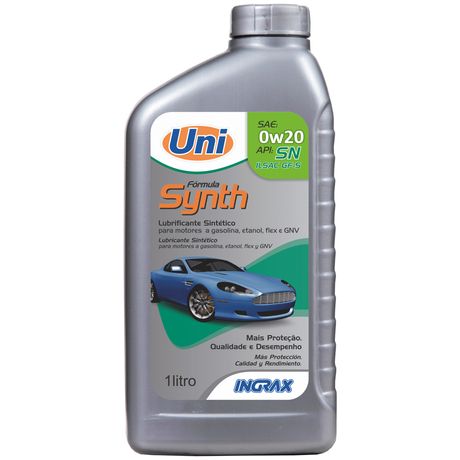 Óleo Sintético 0W20 Fórmula Synth Ingrax 1 Litro
