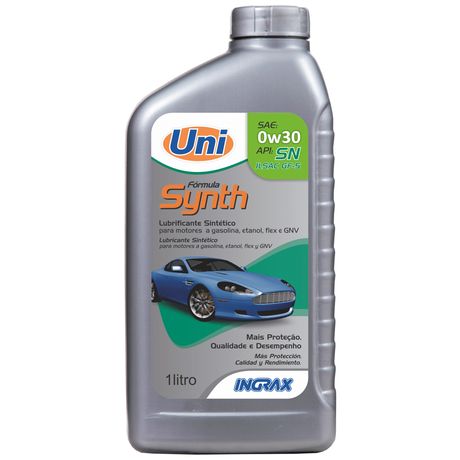 Óleo Sintético 0W30 Ingrax Fórmula Synth SN 1 Litro