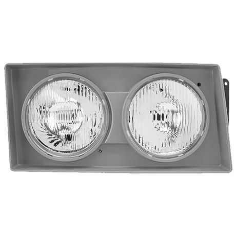 Farol Duplo Volkswagen Titan 2000 a 2002 Direito Passageiro Com Moldura Prata Orgus FW120
