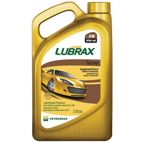 Óleo Lubrificante Semissintético 10W40 Lubrax Tecno 3 Litros