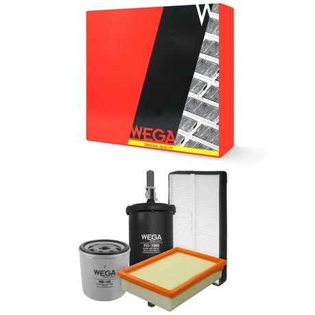 Kit Troca de Filtros Celta Prisma 1.0 1.4 8V Gasolina Flex 2003 a 2017 Wega