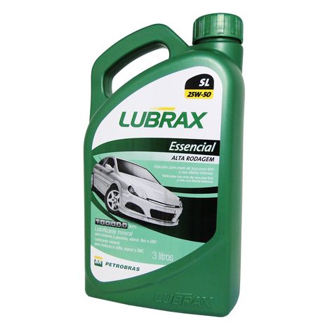 Óleo Mineral 25w50 Lubrax Essencial Alta Rodagem API SL 3 Litros