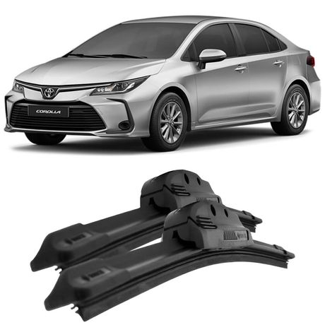 Par Palhetas Limpador Parabrisa Corolla 2008 a 2022 Original Bosch Aerofit 26