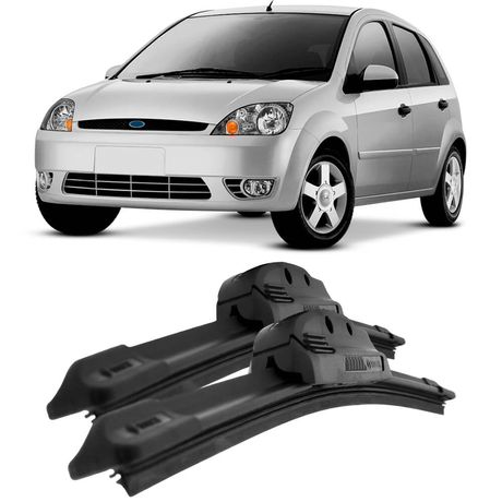 Par Palhetas Limpador Parabrisa Fiesta 2004 a 2010 Original Bosch Aerofit 22