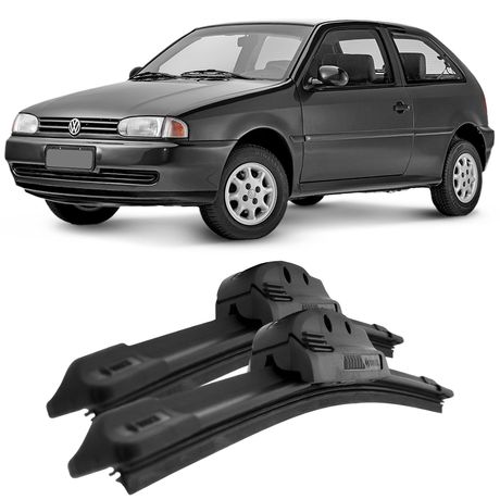 Par Palhetas Limpador Parabrisa Gol G2 87 a 92 Original Bosch Aerofit 18