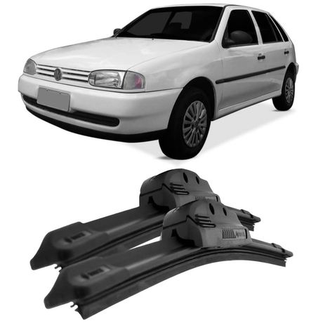 Par Palhetas Limpador Parabrisa Original Gol G2 94 a 2005 Bosch Aerofit 20