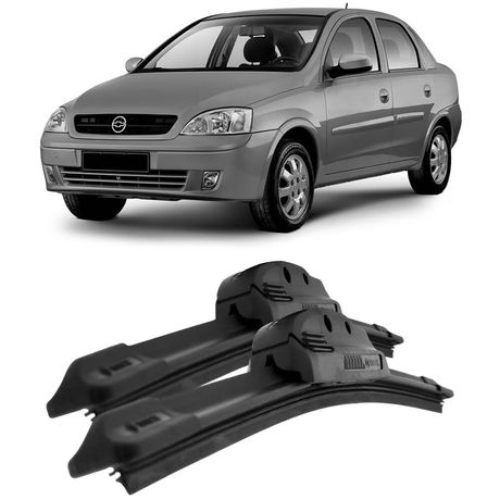 Par Palhetas Limpador Parabrisa Corsa 2001 a 2012 Original Bosch Aerofit 20