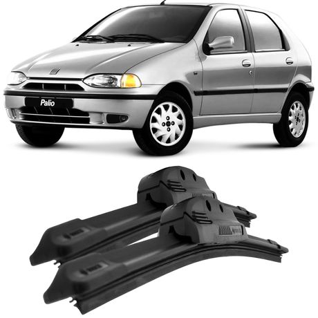 Par Palhetas Limpador Parabrisa Palio 99 a 2017 Original Bosch Aerofit 23