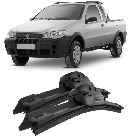 Par Palhetas Limpador Parabrisa Strada 98 a 2022 Original Bosch Aerofit 23