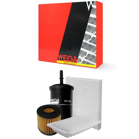 Kit Troca de Filtros Toyota Corolla 1.8 16V Flex 2012 a 2019 Wega