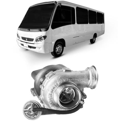 Turbina Motor Mercedes Benz Accelo 915 LO915 OM904LA 2000 a 2005 BorgWarner 53169887156