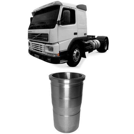 Camisa Cilindro Pistão STD Volvo FH12380 FM12420 NH12380 D12 Metal Leve C9144