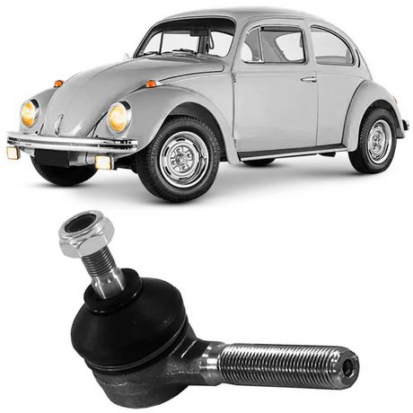 Terminal Direção VW Fusca 65 a 90 Dianteiro Passageiro Mecânica N125