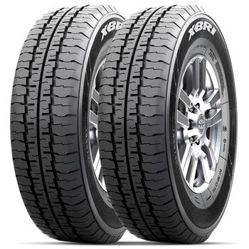 Kit-de-2-pneus-Xbri-Aro-14-185R14C-102-100R-TL-Cargoplus-com-design-robusto-e-textura-para-melhor-aderencia.