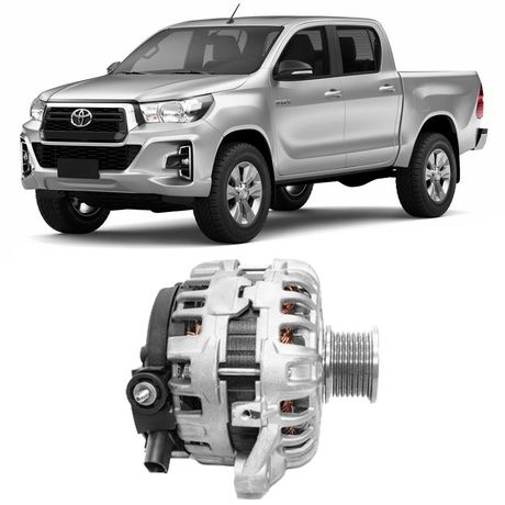 Alternador Toyota Hilux 2015 a 2022 12V 90A SEG Automotive