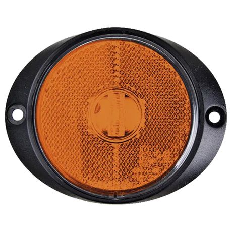 Lanterna Frontal Led Amarela Para Carreta 12V / 24V IVA L3014AM
