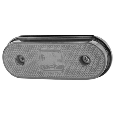 Lanterna Lateral Led Cristal Para Carreta 12V / 24V Sem Suporte IVA L3023CR
