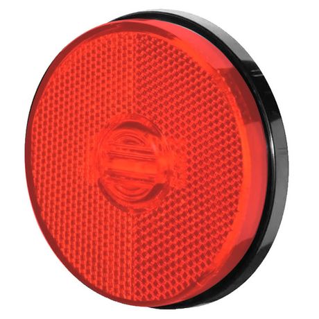 Lanterna Lateral Led Vermelha Para Carreta 12V / 24V Sem Suporte Com Tomada IVA L31100VM