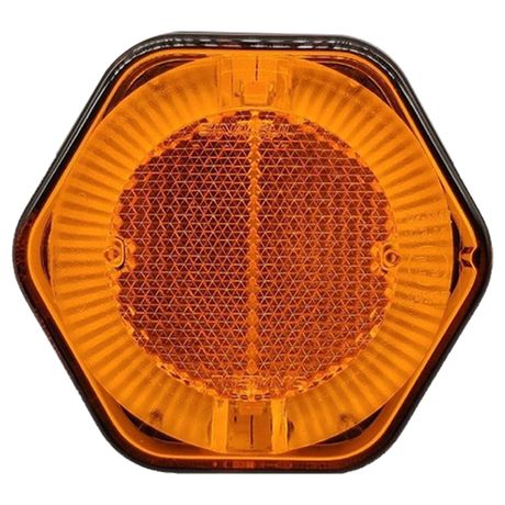 Lanterna Lateral Led Amarelo 12/24V Com Guia de Luz Para Caminhão Sinalsul 2052