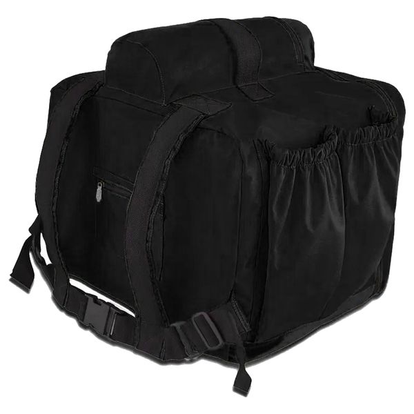 Bag Mochila Térmica Delivery Pizza 45 Litros Preta fortbras
