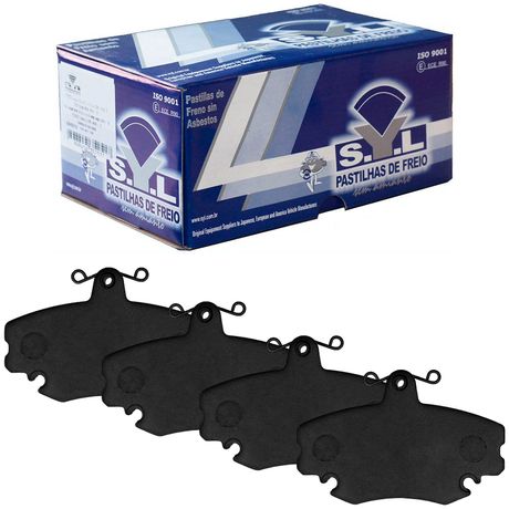 Kit Pastilha Freio Renault Clio Hatch 96 a 2008 Dianteira Girling 1357 SYL