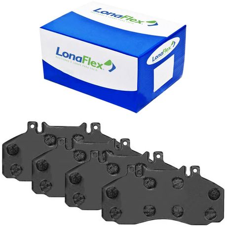 Kit Pastilha Freio Mercedes Benz 710 712 912 Dianteira Meritor LonaFlex P104