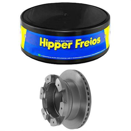 Disco Freio Iveco Daily 2008 a 2023 Traseiro Ventilado Hipper Freios HF72H