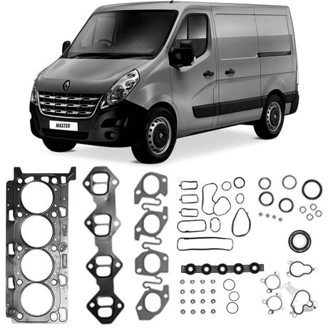 Jogo Junta Motor Superior Renault Master 2.3 2011 a 2016 Completo Takao JCRRE23D