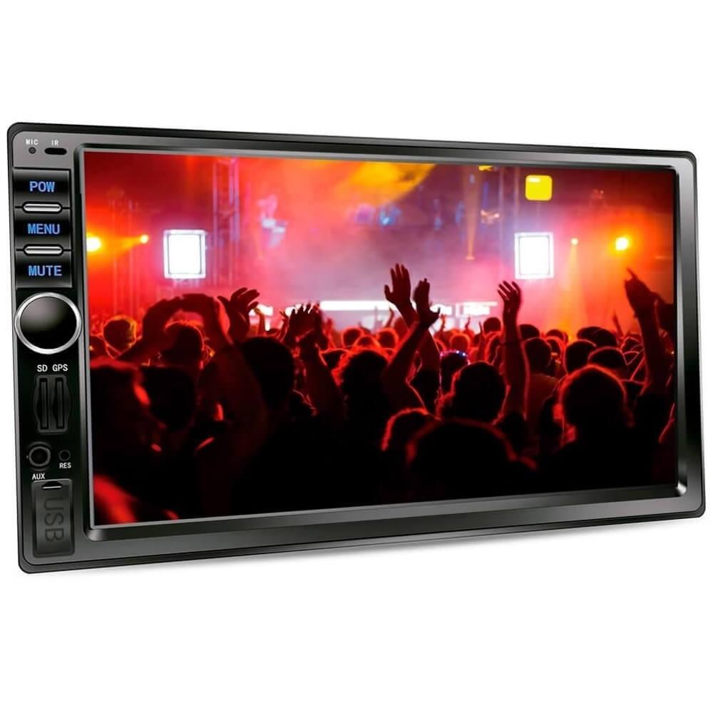 DVD Player Dazz Mirror Android 7 Polegadas Bluetooth USB SD