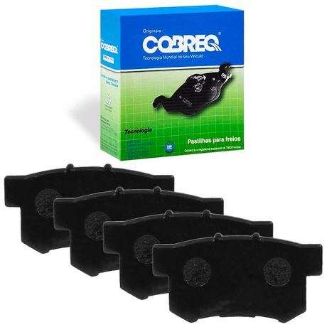 Kit Pastilha Freio Cerâmica Traseira Accord Civic Prelude Cobreq N1372C
