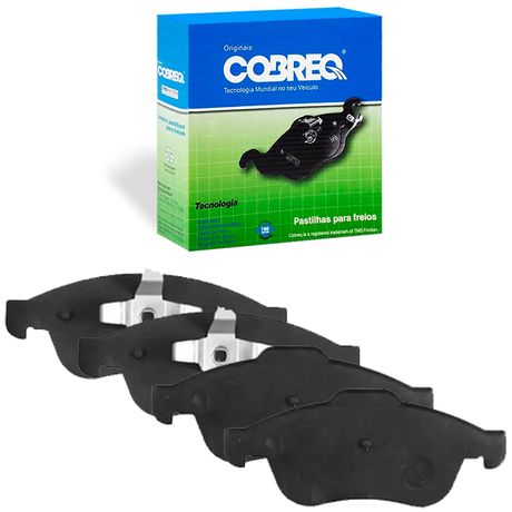 Kit Pastilha Freio Cerâmica Dianteira Captur Duster Sandero Teves Cobreq N453C