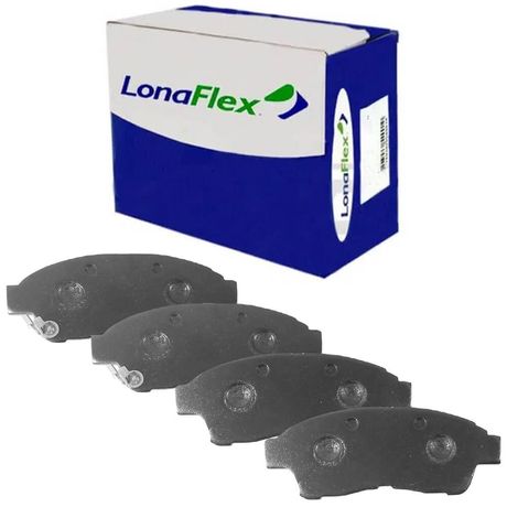 Kit Pastilha Freio Dianteira Corolla 1.6 1.8 92 a 2002 Akebono Lonaflex P387