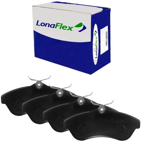 Kit Pastilha Freio Dianteira Citroen C3 2003 a 2015 Lonaflex P514