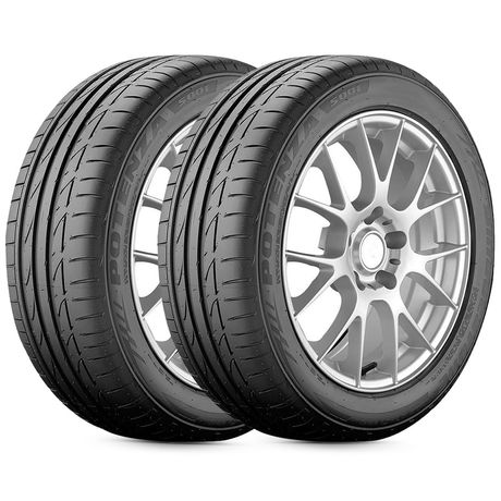 Kit 2 Pneu Aro 17 205-50R17 Bridgestone 89Y TL Potenza S001 Run Flat