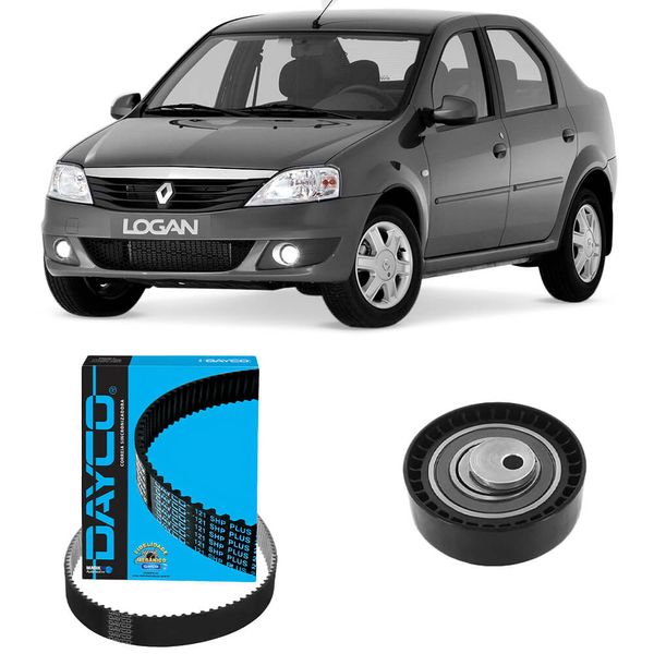 Kit Correia Dentada Renault Logan Sandero 2010 a 2017 - fortbras