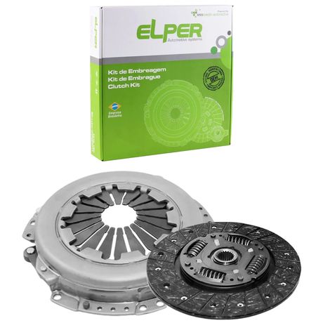 Kit Embreagem Logan Sandero 1.0 12V 2017 a 2023 Elper Platô e Disco 70360