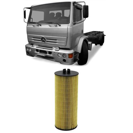 Filtro Óleo MB Atego Atron Axor OM906 OM926 Wega WO450