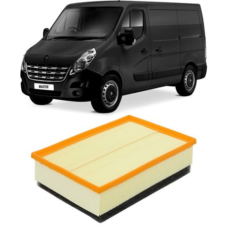 Filtro Ar Renault Master 2.3 16V 2013 a 2022 Mahle LX1883 - Filtro Ar Renault Master 2.3 16v Dci Diesel Mec