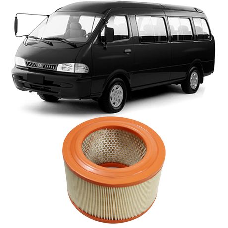 Filtro Ar Kia Besta GS 3.0 8V 2000 a 2005 Mahle LX3689