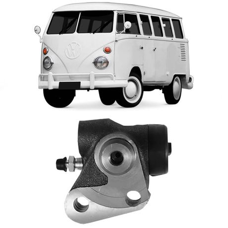 Cilindro Burrinho Roda Dianteiro Motorista Inferior VW Kombi Controil C-3401