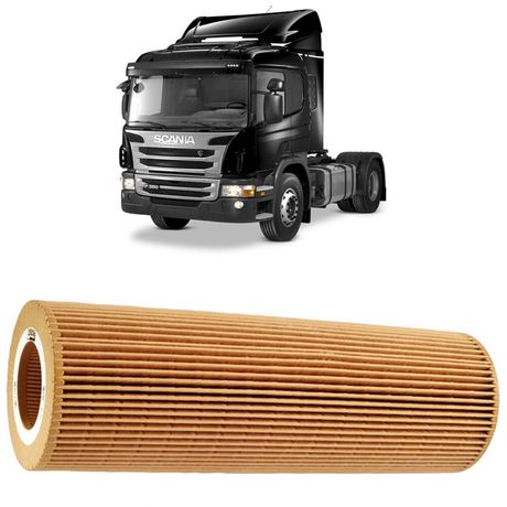 Filtro Óleo Scania P250 P360 R450 D13 WEGA WOE-471