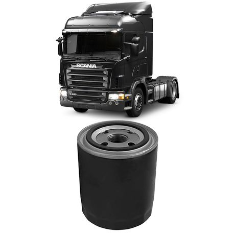 Filtro Óleo Blindado Scania G 380 G 420 G 440 G 470 2007 a 2011 Wega WO762