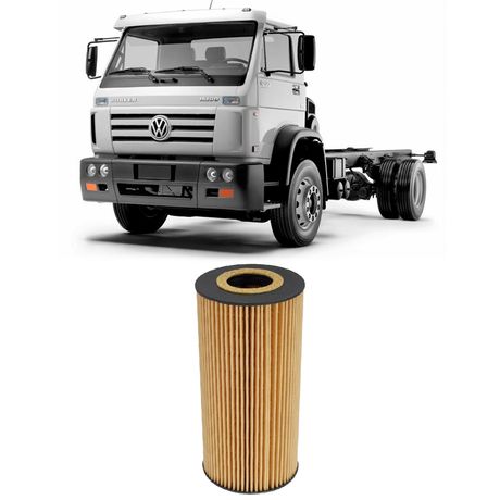 Filtro Óleo Volkswagen Constellation Worker D834190 WEGA WOE-475