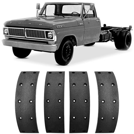 Lona Freio Dianteira Ford F-350 72 a 78 Lonaflex L533