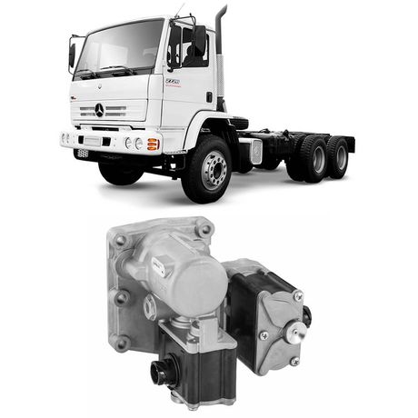 Cilindro Duas Posições Mercedes Benz 2726 Axor Caixa Automatizada G240 24V Wabco - Cilindro Duas Posições Mercedes Benz 2726 Axor Caixa Automática G240 24V Wabco