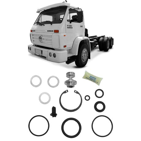 Reparo Válvula Secador de Ar Vw Worker 13-190 4.6 2003 a 2023 Wabco